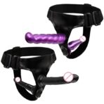 Dual Ended Strap-On Dildo with Adjustable Harness, Flexible Silicone Design for Couples and Women - Image 8