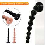Long Silicone Beads XXL | Large Flexible Plug & Massager Adult Accessory - Image 2