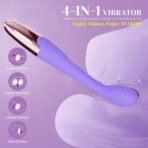 G-Spot & Clitoral Vibrator – Finger Bullet Massager for Women, Multi-Use Intimate Stimulator - Image 4