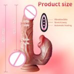 Thrusting Dildo Vibrator with Remote Control for Women - Image 7