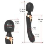 10 Inch G-Spot & Clit Vibrator Massage Wand for Women - Image 7