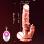 Thrusting Dildo Vibrator with Remote Control for Women - Image 8