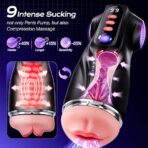 3-in-1 App Controlled Automatic Male Masturbator Cup, Rechargeable Vibrating & Suction Stroker for Men, Hands-Free Adult Wellness Device - Image 4