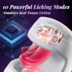 Male Masturbator – 10 Thrusting & 10 Licking Modes Blowjob Sex Machine for Stimulation & Endurance Training - Image 7