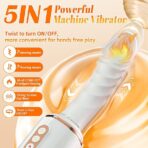 Thrusting Sex Machine Vibrating Dildo with Suction Cup Adult Toy for Couples 18+ - Image 3