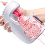 Male Masturbator – 10 Thrusting & 10 Licking Modes Blowjob Sex Machine for Stimulation & Endurance Training