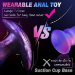 Large XL Anal Plug 6.89" – Wearable Big Plug with Secure T-Base, Body-Safe Adult Toy for Experienced Users, Men & Women - Image 3