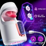 Male Masturbator – 10 Thrusting & 10 Licking Modes Blowjob Sex Machine for Stimulation & Endurance Training - Image 2