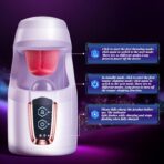 Male Masturbator – 10 Thrusting & 10 Licking Modes Blowjob Sex Machine for Stimulation & Endurance Training - Image 5