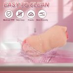 2-in-1 Pocket Pussy Male Masturbator – 3D Realistic Textured Mouth for Stimulation - Image 2