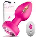 Wireless Control Anal Vibrator with Remote – Prostate Massager Butt Plug for Men & Women, Multi-Function Adult Pleasure Toy