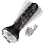 Prostate Massager Vibrating Butt Plug – 10 Vibration & Rotation Modes, Dual Motor Anal Plug, Beginner Anal Toy for Men & Women, G-Spot & P-Spot Stimulator