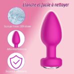 Wireless Control Anal Vibrator with Remote – Prostate Massager Butt Plug for Men & Women, Multi-Function Adult Pleasure Toy - Image 6