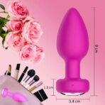 Wireless Control Anal Vibrator with Remote – Prostate Massager Butt Plug for Men & Women, Multi-Function Adult Pleasure Toy - Image 7