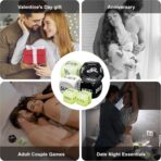 Couples Sex Dice Game | 47 Sex Position Cards + Glow in Dark Dice | Adult Intimacy Game - Image 2