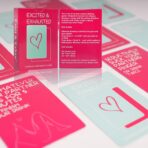 Excited Exhausted Card Game – 50 Drinking Party Cards for Couples & Adult Party Fun