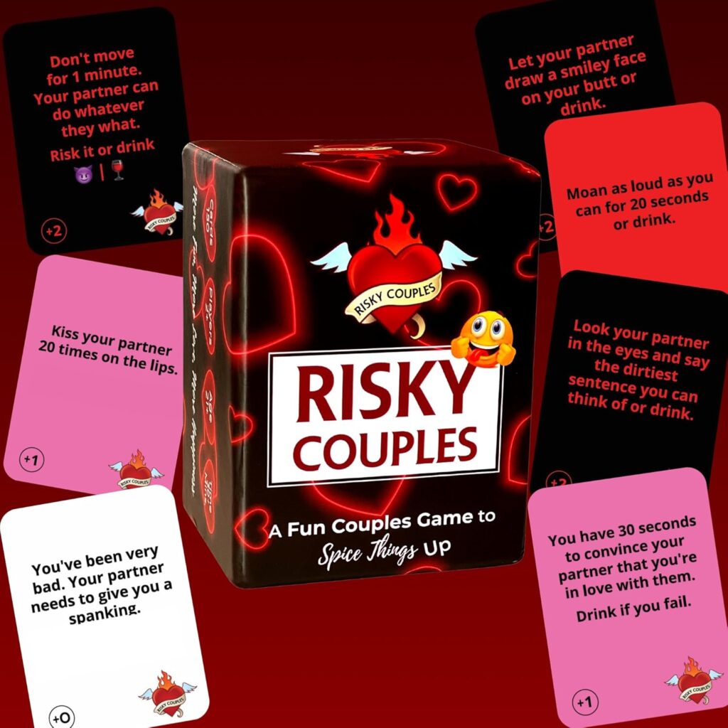 Risky Couples Card Game – 150 Romantic Questions & Challenges for Couples