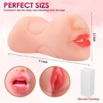 3-in-1 Life Size Male Masturbator – Realistic Vagina, Oral & Anal Simulator, Deep Penetration Full Size Adult Toy for Men - Image 3