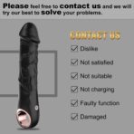 Powerful Realistic Dildo Vibrator for Women – G-Spot & Clitoral Stimulator, Body-Safe Adult Toy - Image 2