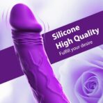 Telescopic Dildo Vibrator for Women – G-Spot & Clitoral Stimulator, 10 Speed Vibration Modes, Multi-Function Adult Toy - Image 5