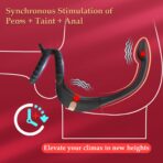 Vibrating Cock Ring with Mini Bullet Dildo – Anal & Prostate Massager, Penis Ring Male Vibrator, Sex Toy for Men - Image 7