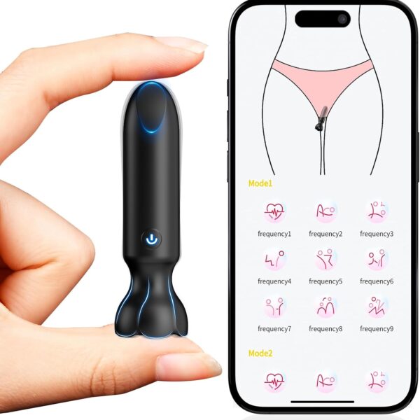 Mini Bullet Vibrator for Women – Powerful Clitoral & G-Spot Stimulator, Discreet Anal Massager, Waterproof Personal Massager Adult Sex Toy
