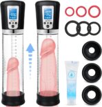 Electric Penis Pump Vacuum Enlarger – Male Enhancement Extender, Length & Girth Booster, Adult Toy for Men