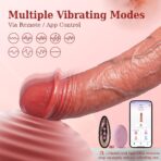 Penis Sleeve with Vibrating Cock Ring – Realistic Extender, 10 Mode Remote Control Silicone Couple Toy for Men - Image 8