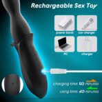 Anal Vibrator with Dual Motor – G-Spot & Clitoral Stimulator, Butt Plug & Beads Design, Powerful Multi-Function Adult Toy - Image 4