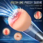 IPX7 Waterproof Electric Penis Pump for Men – 5 Suction Levels Vacuum Enlargement & Extender Device with 2 Silicone Sleeves - Image 6