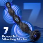 KUSHOR Anal Bead Vibrator with Remote Control – Prostate Massager, 7 Vibration Modes, Butt Plug for Men & Women - Image 6