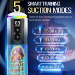 IPX7 Waterproof Electric Penis Pump for Men – 5 Suction Levels Vacuum Enlargement & Extender Device with 2 Silicone Sleeves - Image 7