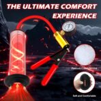 Acrylic Manual Penis Pump for Men – Vacuum Enlargement & Extender Trainer | Durable Male Enhancement Device with Easy Suction Control - Image 5
