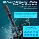 Anal Vibrator with Dual Motor – G-Spot & Clitoral Stimulator, Butt Plug & Beads Design, Powerful Multi-Function Adult Toy - Image 7