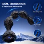 KUSHOR Anal Bead Vibrator with Remote Control – Prostate Massager, 7 Vibration Modes, Butt Plug for Men & Women - Image 4