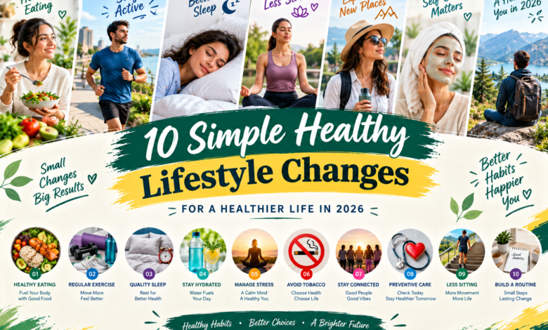 10 Simple Healthy Lifestyle Changes for a Healthier Life in 2026
