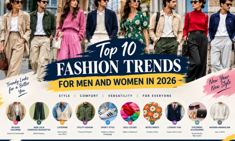 Top 10 Fashion Trends for Men and Women in 2026